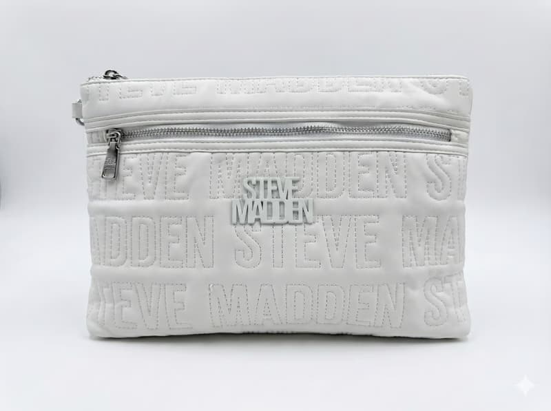 Steve Madden Logo Pouch White - slika 1
