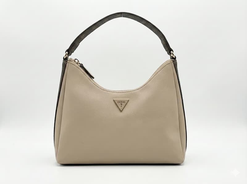 Guess Triangle Hobo Beige - slika 1