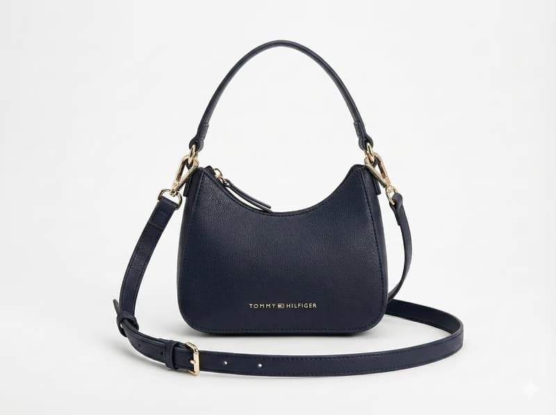 Tommy Hilfiger Mini Hobo Navy - slika 1
