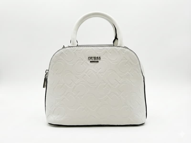 Guess Dome Satchel White - slika 1