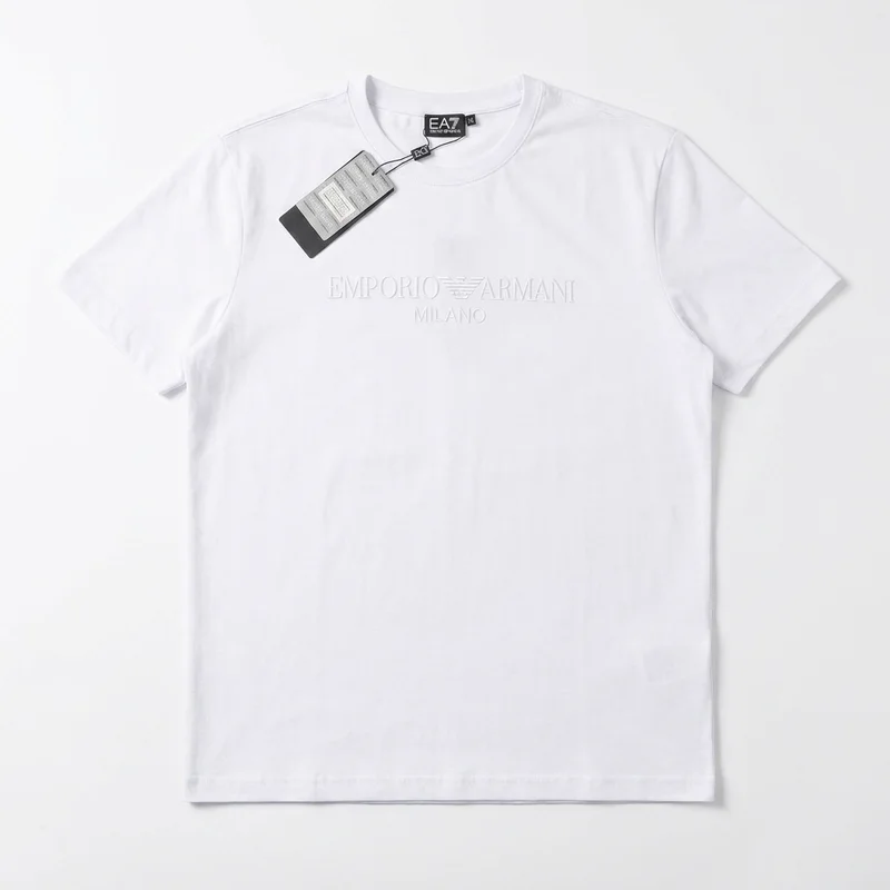 EA7 Emporio Armani bijela majica (gumeni print) - slika 1