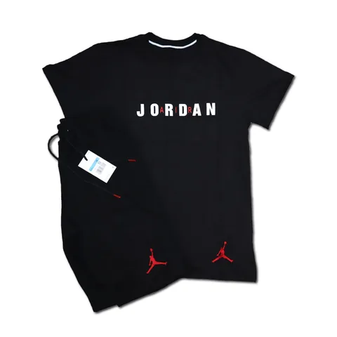 Jordan Crna Majica Crni Šorc